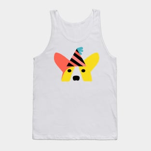 Corgi Birthday Dog Pembroke Welsh Corgi Funny Kids Party Tank Top